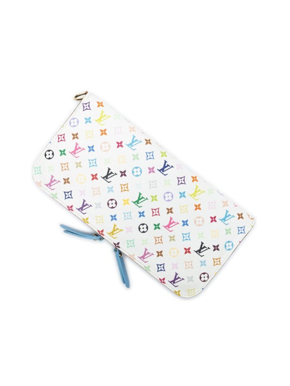 Louis Vuitton Portefeuille Insolite White Blue Multicolor Monogram Wallet